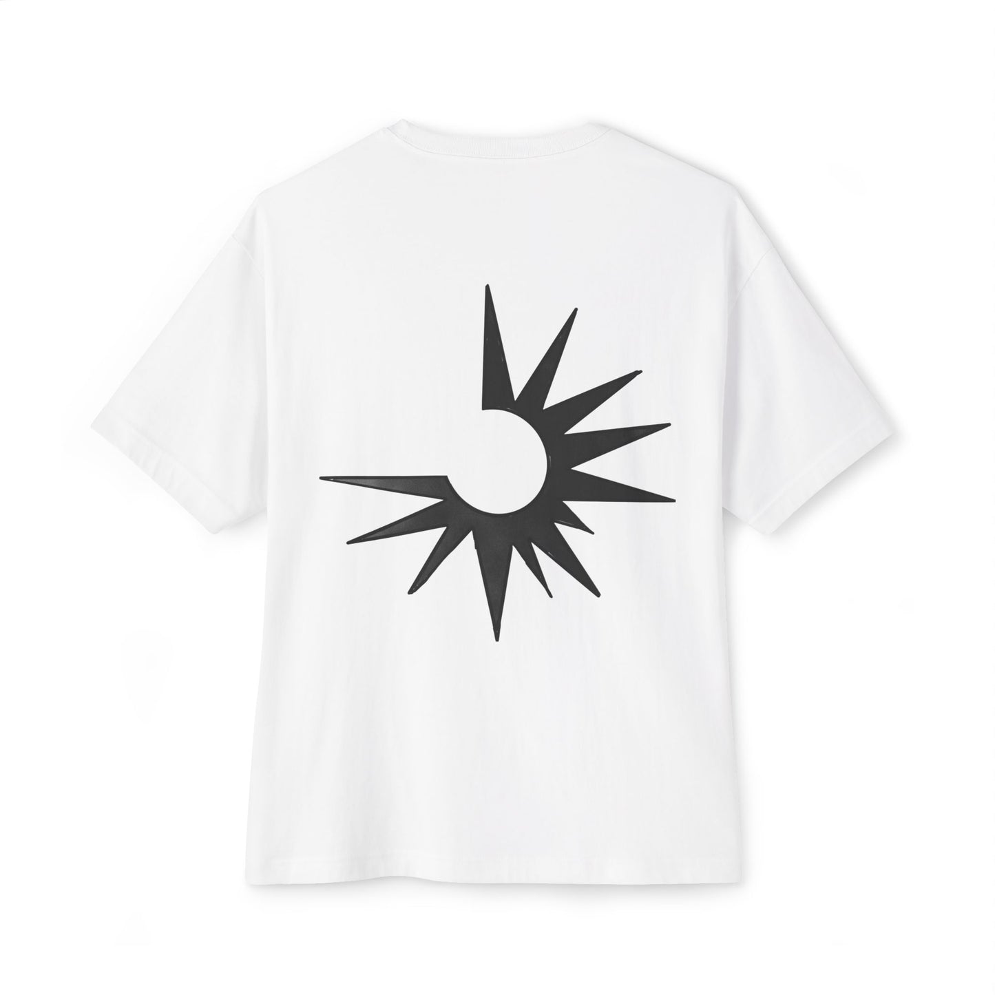 Negative Space Unisex Oversized Boxy Tee
